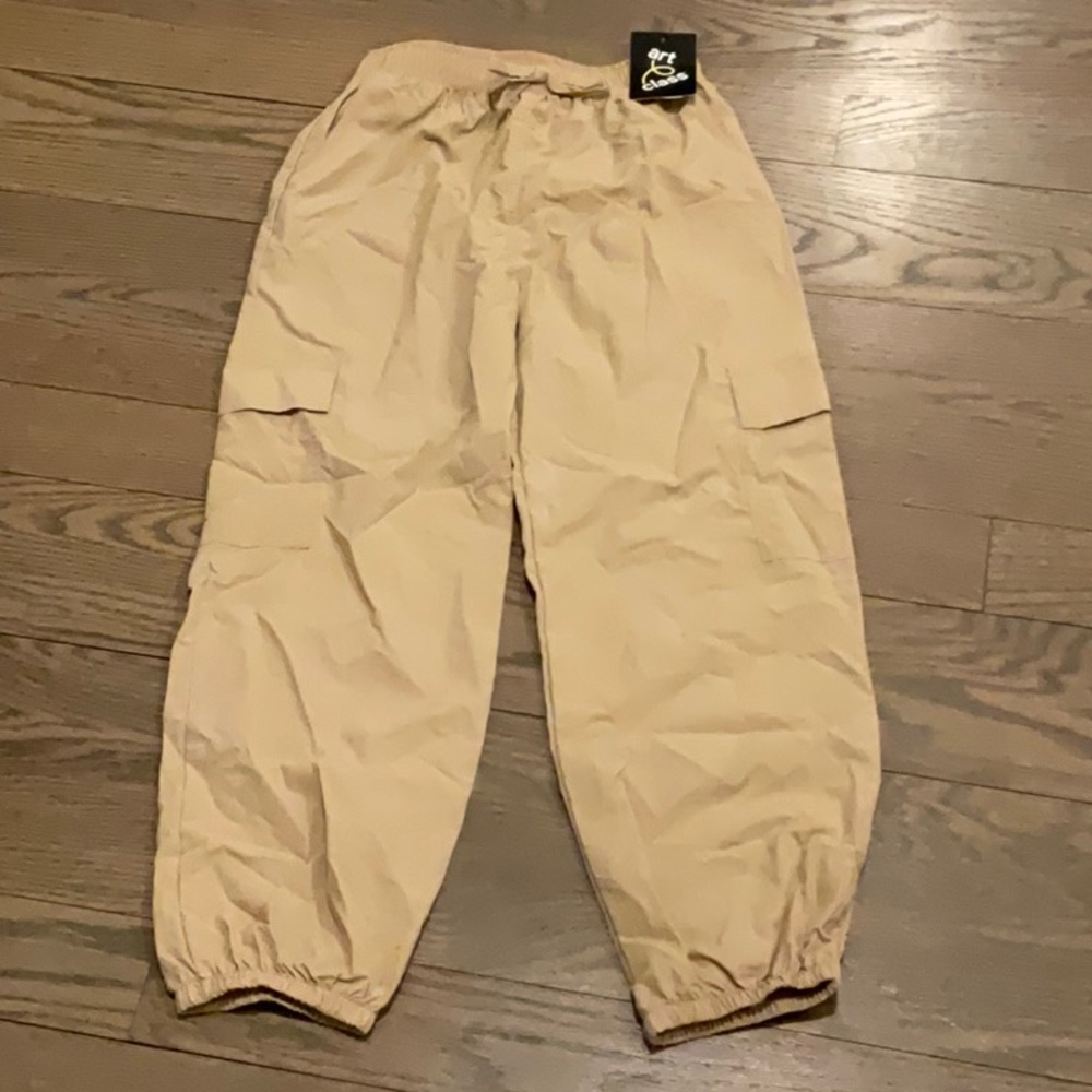 Art Class Kids Joggers in Tan